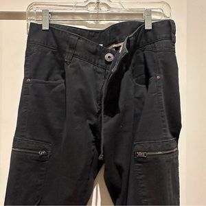 Athleta soft brush black cargo pants